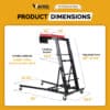 Topside Engine Creeper Dimensions: Low Height 47.5″ / High Height 66.75″ Width 32″ | Length 54″ Folded – Height 55.75″ | Length 23″ | Width 32″ Capacity : 400 LBS