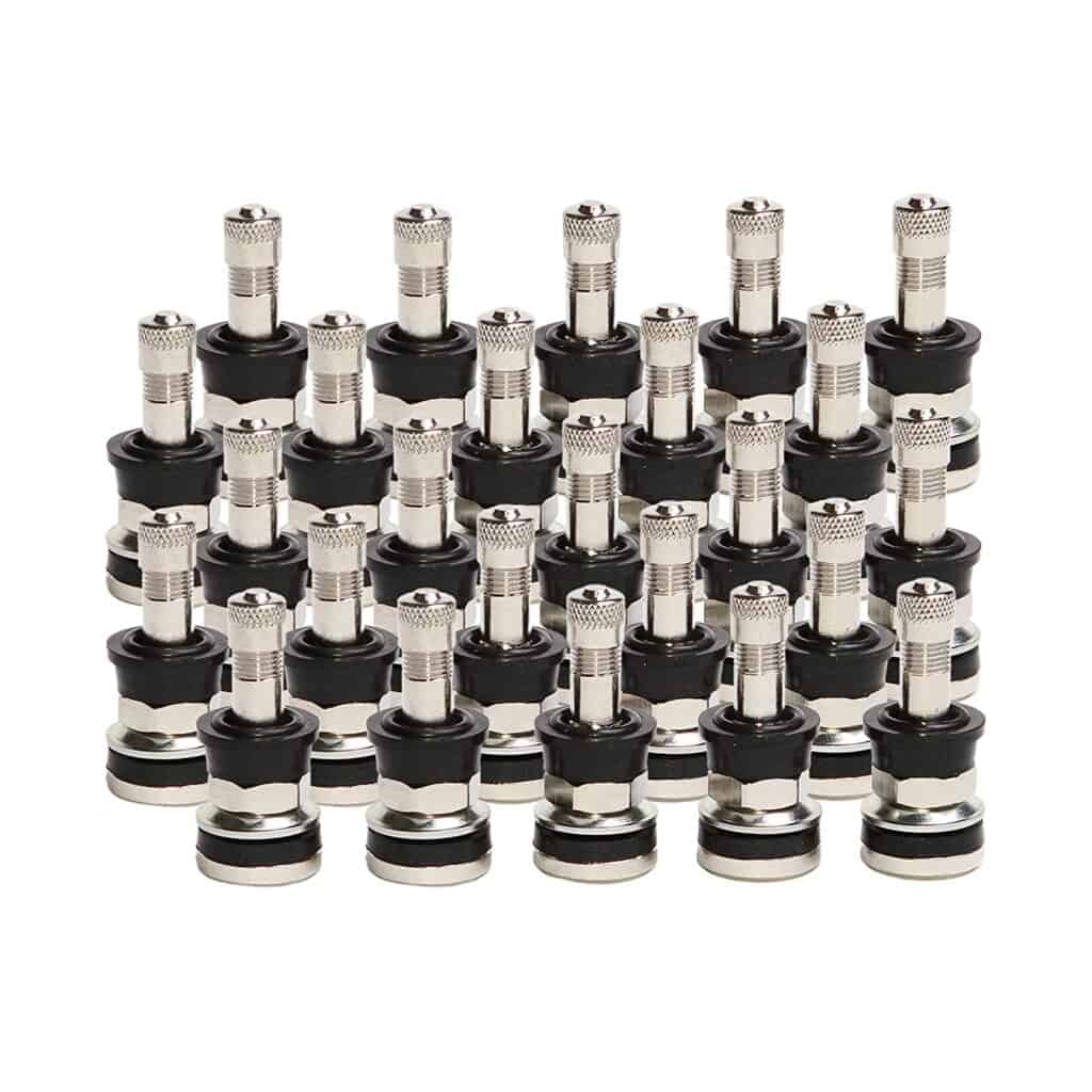 TR416 Replacement Tire Valve Stems With Grommets To Fit .453" Or .625" Rim Hole. Pack Of 25