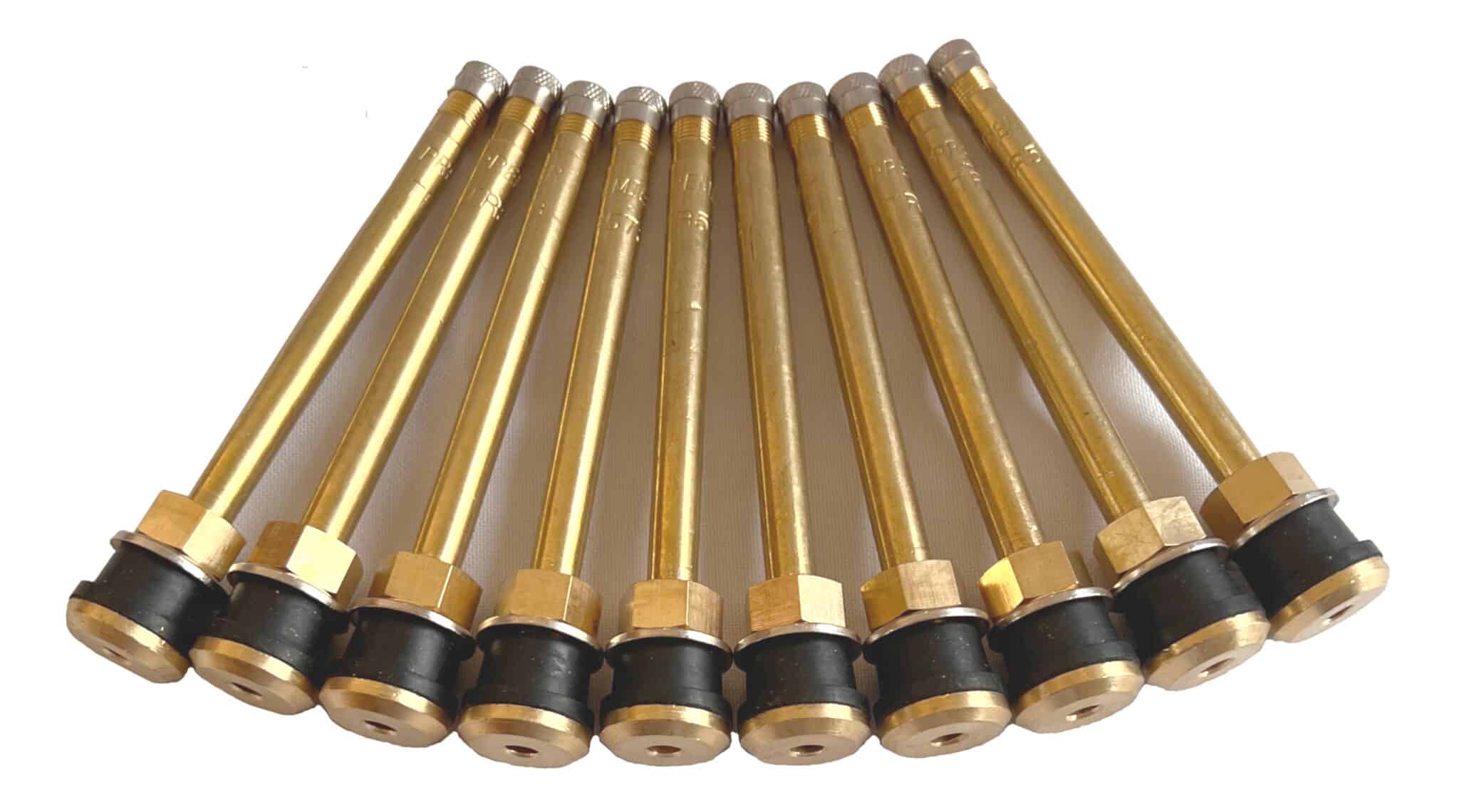 TR573 Truck Tire Valves, Replacement Truck Valve Stems, Pack Of 10