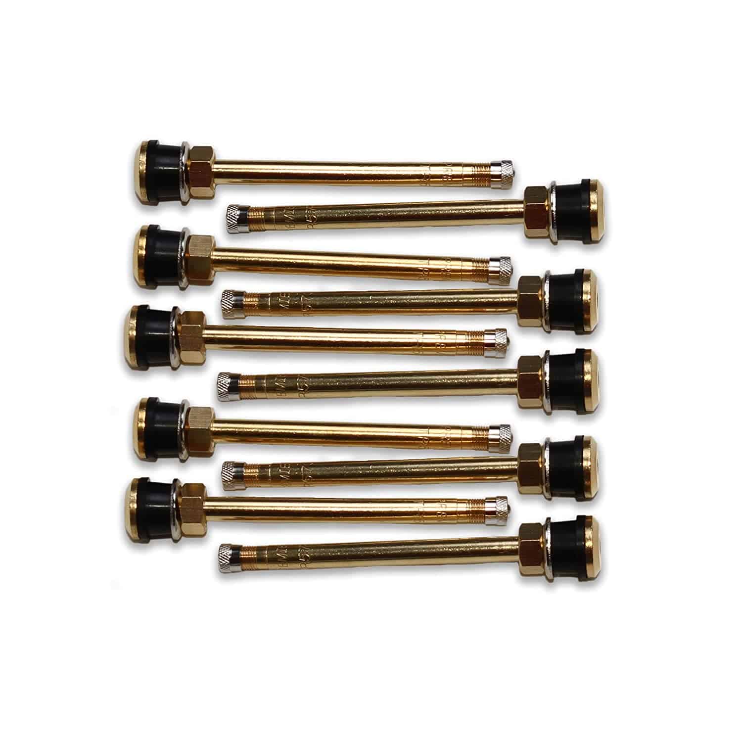 TR573 Truck Tire Valves, Replacement Truck Valve Stems, Pack of 10