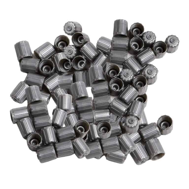 Grey Replacement TPMS Tire Valve Stem Caps Pack Of 50 Workhorse