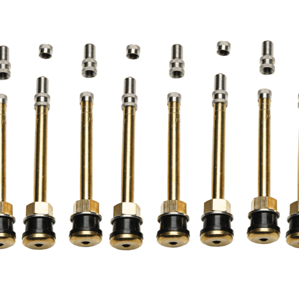 TR573 Truck Tire Valve Stems With Flow Through Caps. Pack Of 10 ...