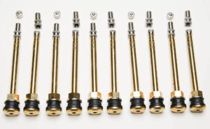 TR573 Truck Tire Valve Stems With Flow Through Caps. Pack Of 10 ...